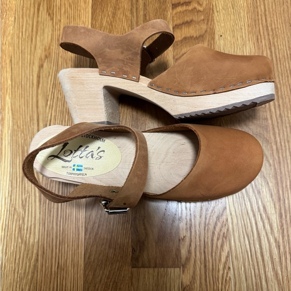 Lotta from Stockholm Highwood Brown Clogs in Oiled Nubuck size 39/8.5 - Picture 9 of 16